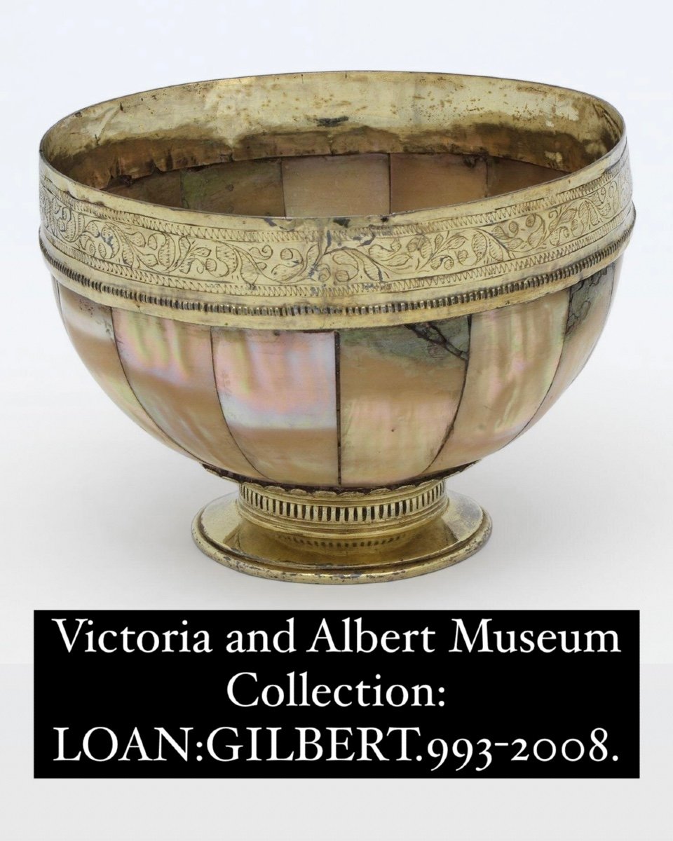 Indo-portuguese Mother Of Pearl Bowl. Gujarat, 16th / 17th Century.-photo-7