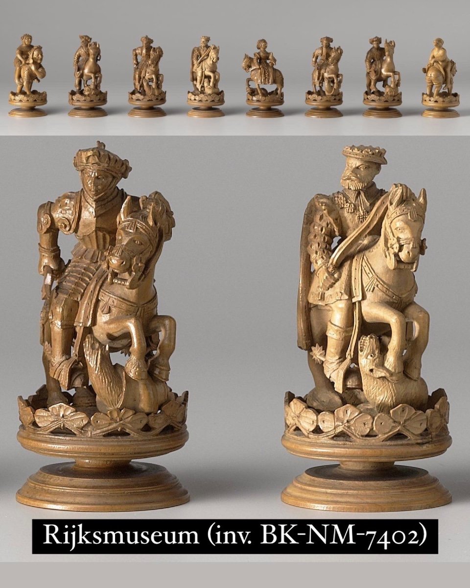 Miniature Chess Piece Of Saint George Slaying The Dragon. German, 16th Century.-photo-7