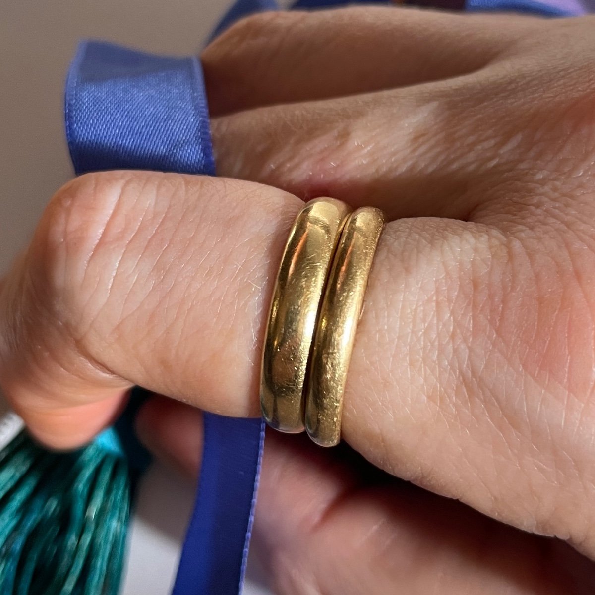 Gold Posy Ring With The Words ‘god Above Increase Our Love’, 18th Century.-photo-6