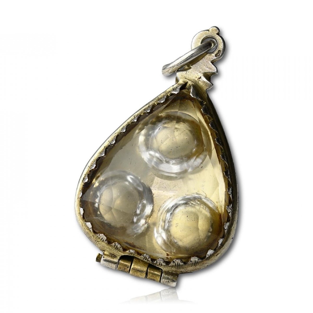 Amuletic Rock Crystal And Silver Gilt Pendant. French Or German, 17th Century.-photo-4
