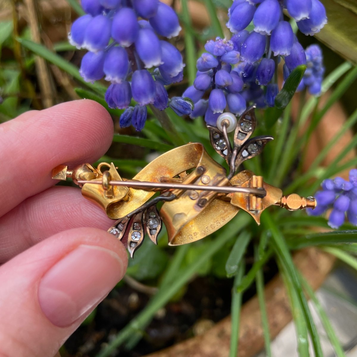 Broche En Or Commémorant Le Jubilé De La Reine Victoria. Anglais, Fin Du 19ème Siècle.   -photo-4