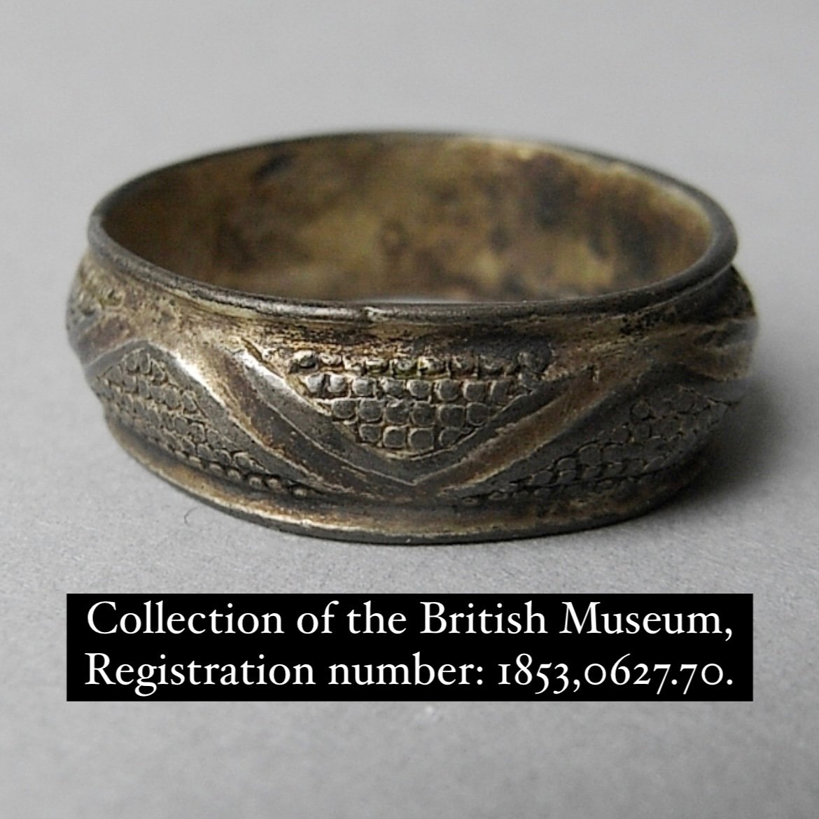 A Medieval Silver Gilt Ring. English, 15th / 16th Century.-photo-5