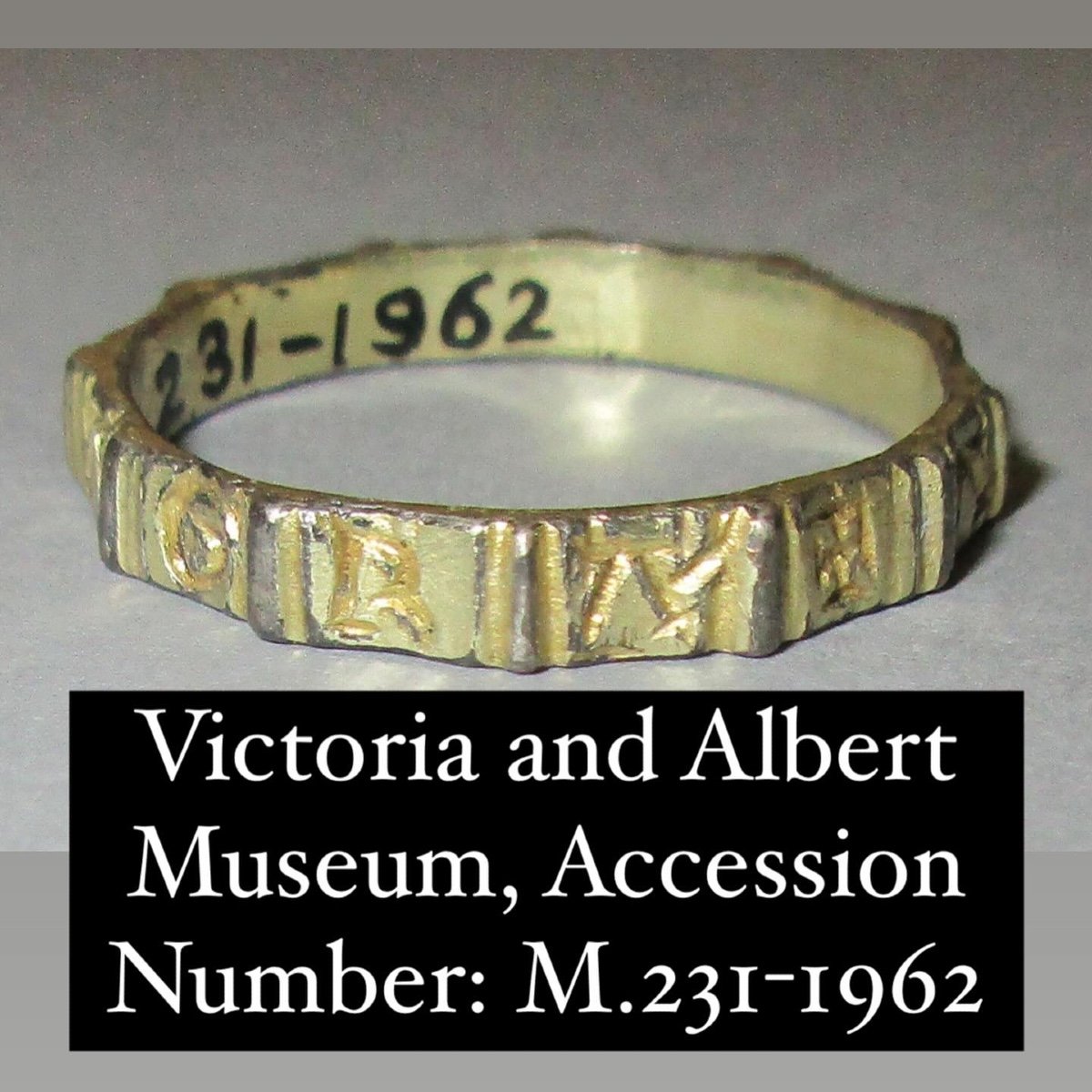 Bague Talismanique En Argent. Europe Occidentale, Peut-être Anglaise, 14e Ou 15e Siècle-photo-5