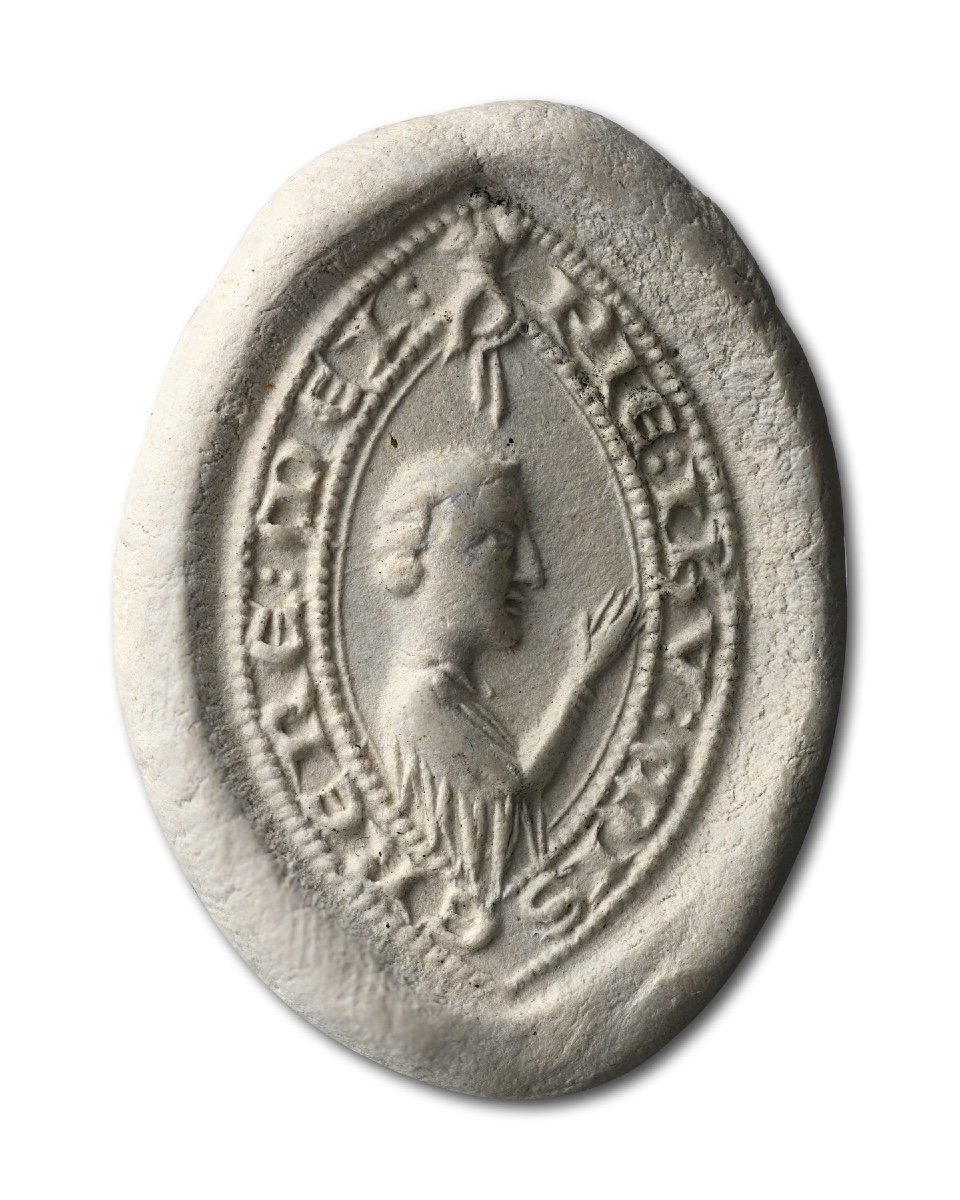Medieval Bronze Seal - Mercy On Me. English, 14th Century.-photo-4
