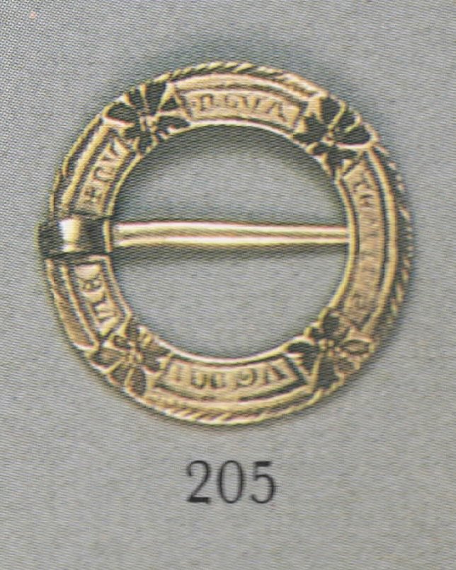 Une Broche En Forme d'Anneau Médiéval En Or.  Français Ou Anglais, XIIIe Siècle.  -photo-8