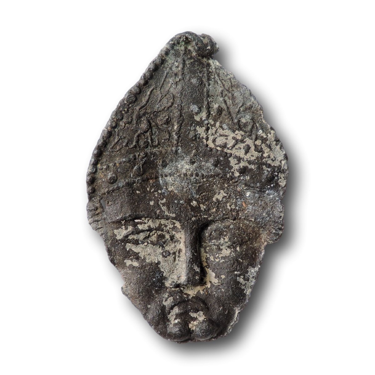 Medieval Lead Pilgrim Badge For Thomas Becket. English, 14th Century.