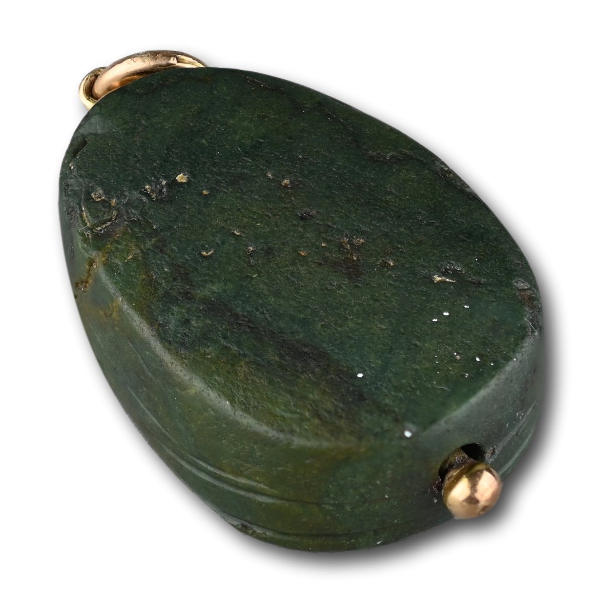 Ancient Green Jasper Scarab. Egyptian, Middle Kingdom, Ca. 1981–1640 B.c.-photo-6
