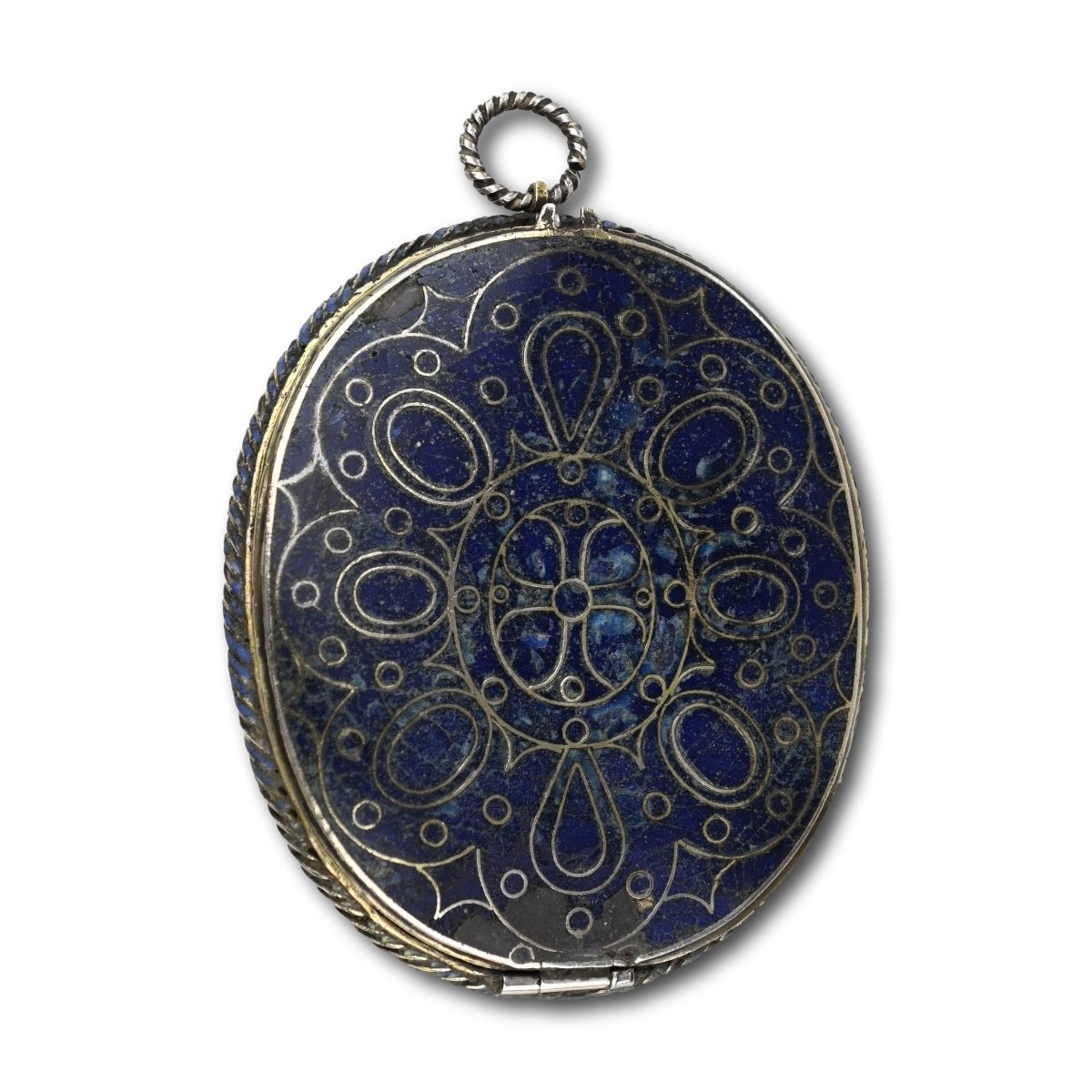Carolean Period Enamel Portrait Miniature Of A Royalist. English, 17th Century.-photo-2