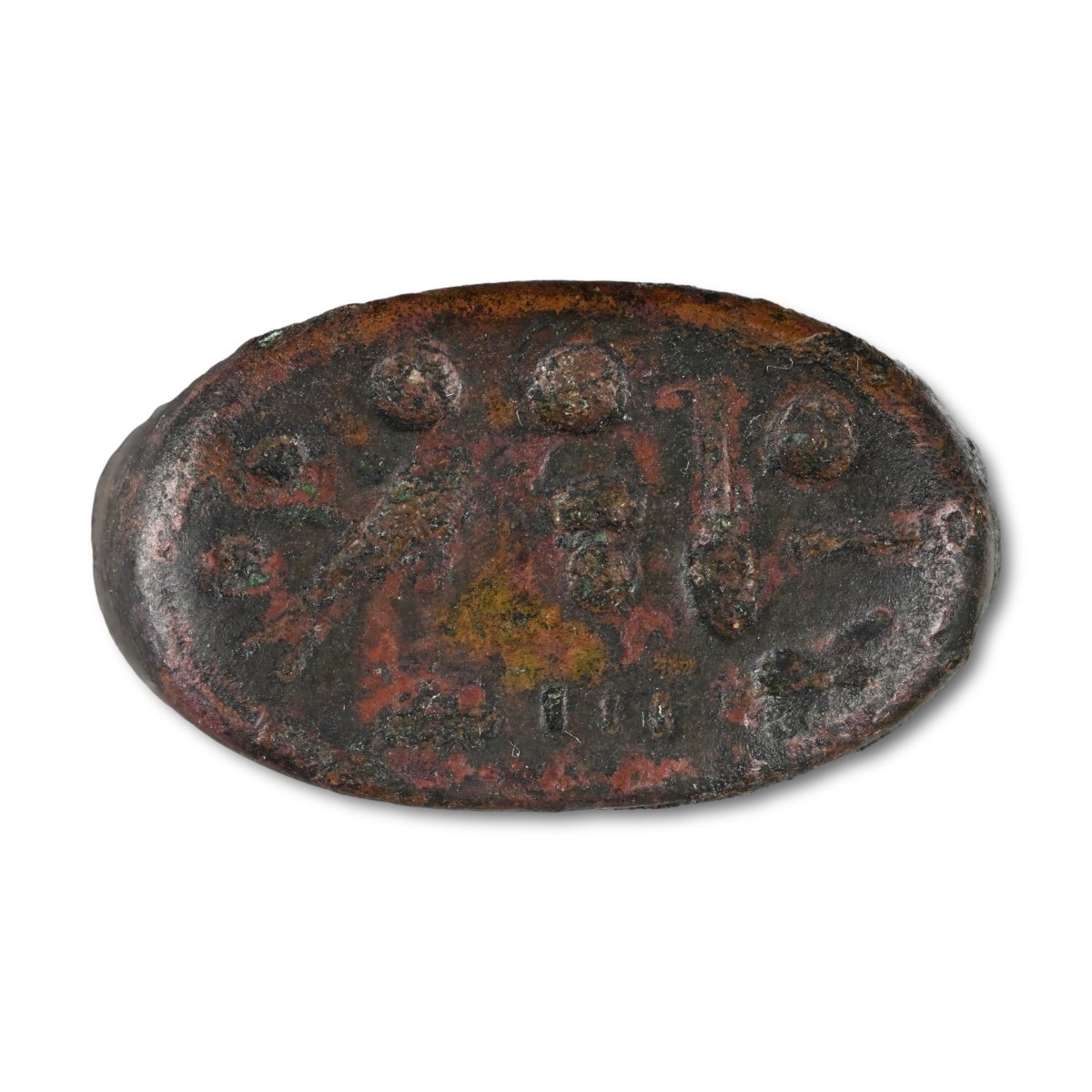Egyptian Bronze Stirrup Ring. New Kingdom, Reign Of Akhenaten, 1353-1335 B.c.-photo-2