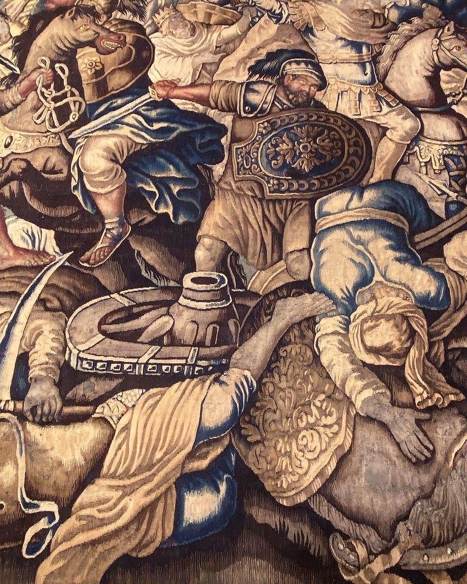 Aubusson Tapestry Of Alexander The Great. French, 17th Century.-photo-3