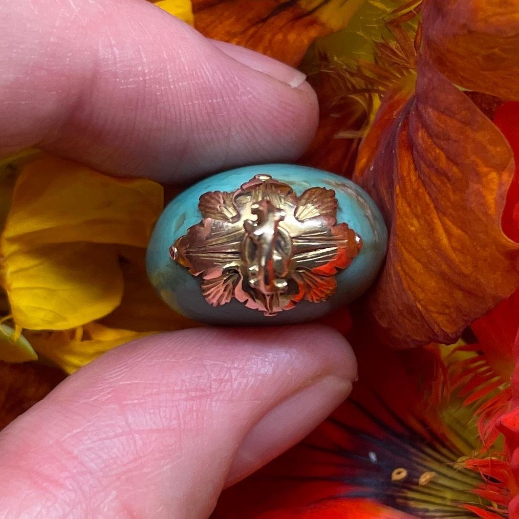 Pendentif Talismanique En Turquoise Surmonté d'Or De La Renaissance. Français, Fin Du XVIe Sièc-photo-7