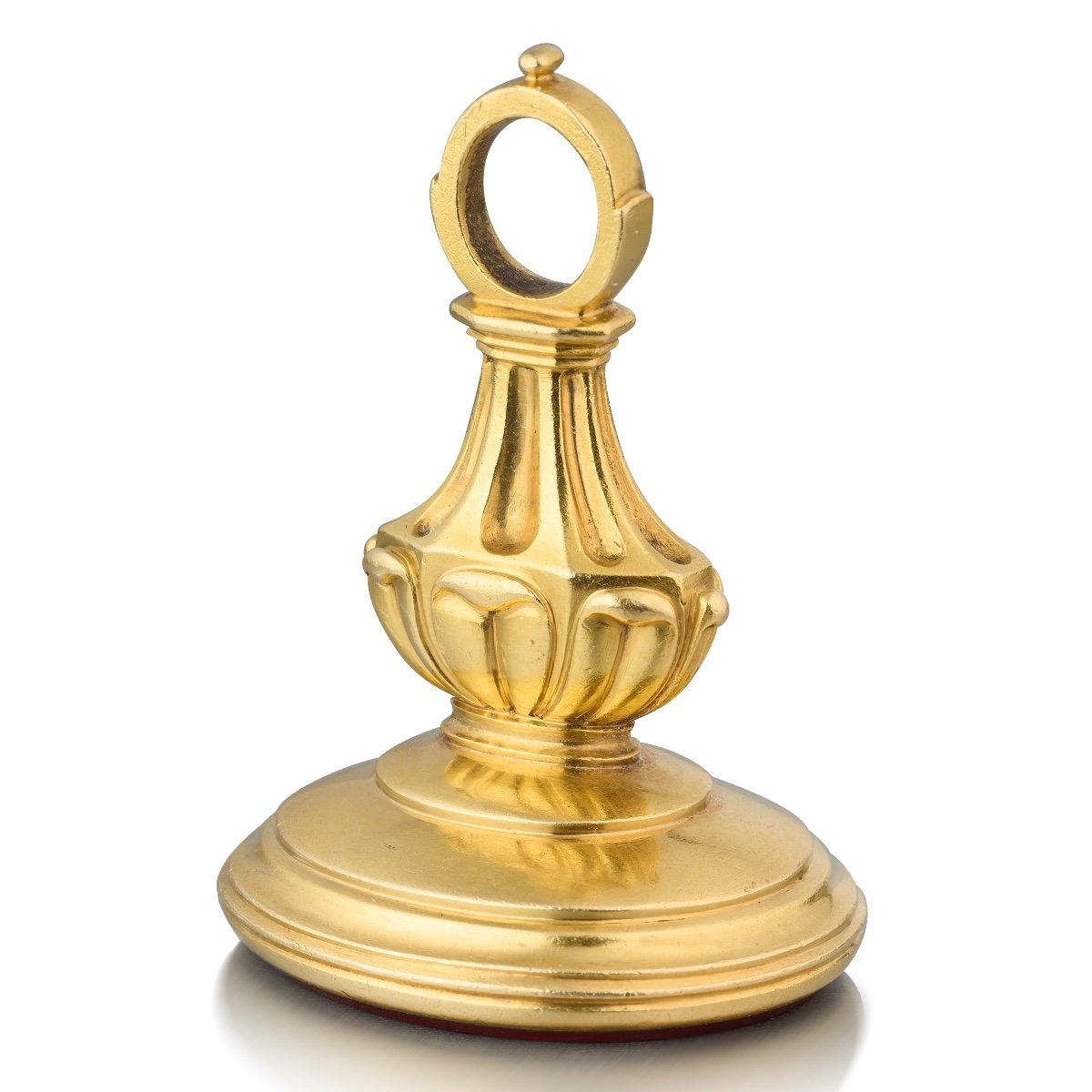 Gold Seal With A Carnelian Intaglio Of Inigo Jones, Attributed To Edward Burch.-photo-3