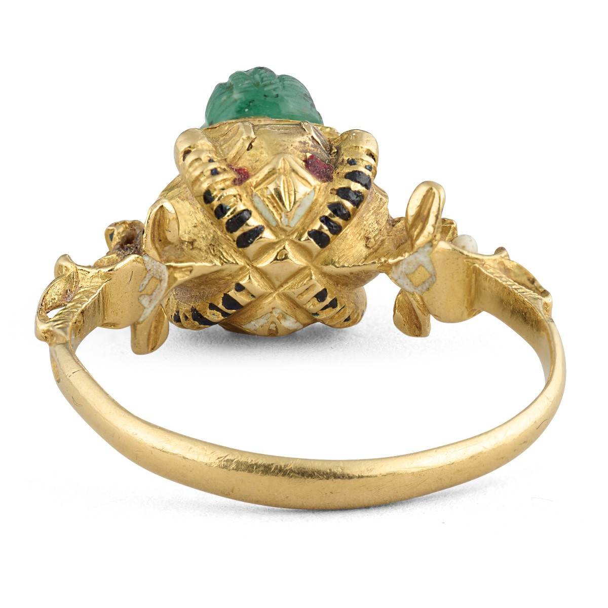 Renaissance Gold Ring With A Roman Cameo Of Eros. West European, 16th Century.-photo-1
