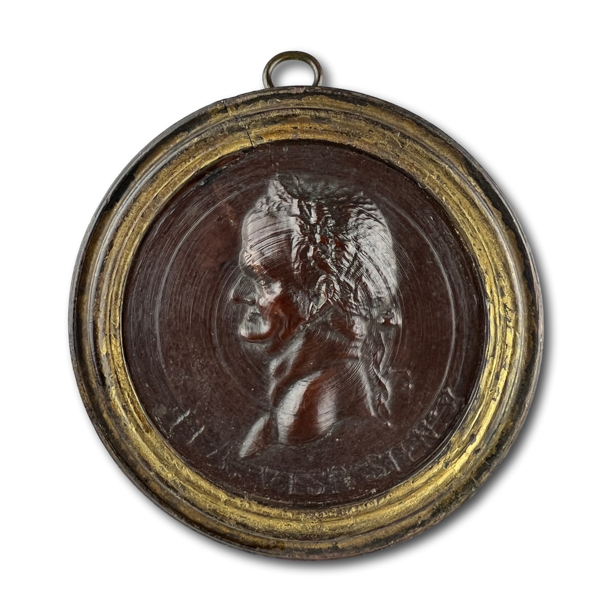 Boxwood Portrait Of The Emperor Vespasian. Italian Or German, 17 - 18th Century.