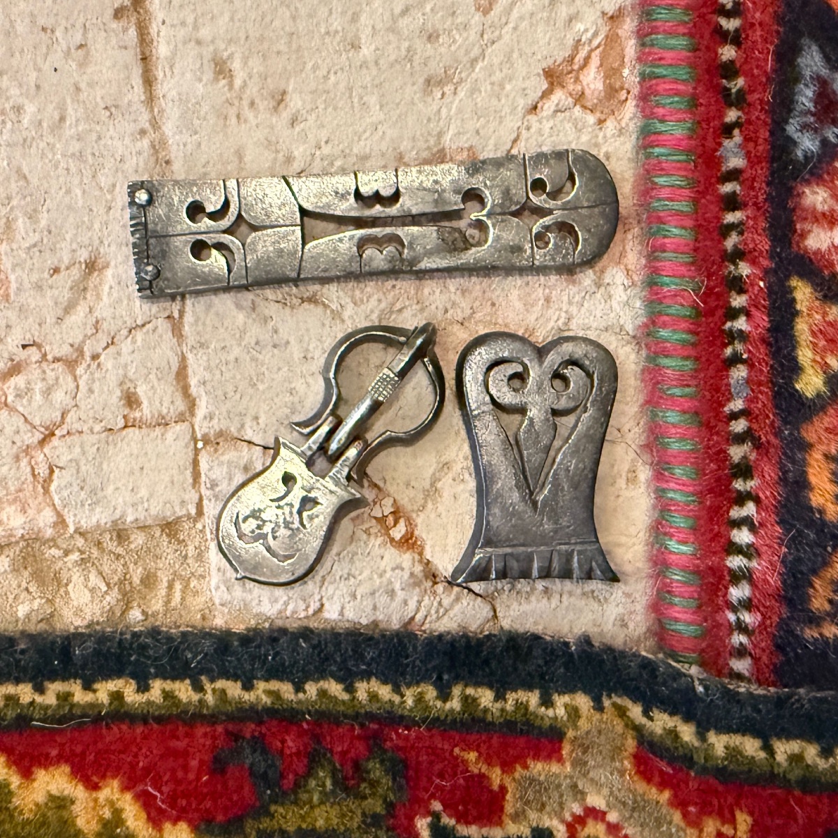 Silver Belt Fittings With Openwork Decoration. Byzantine Empire, 6th–7th Century-photo-4