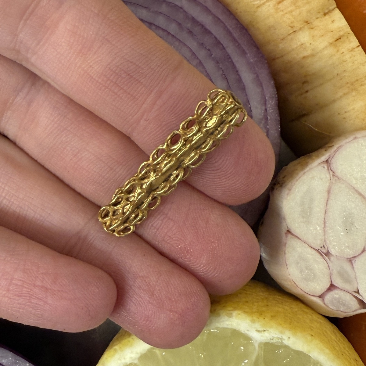 Western Asiatic Gold Bead, 2nd–1st Millennium B.c.  -photo-4