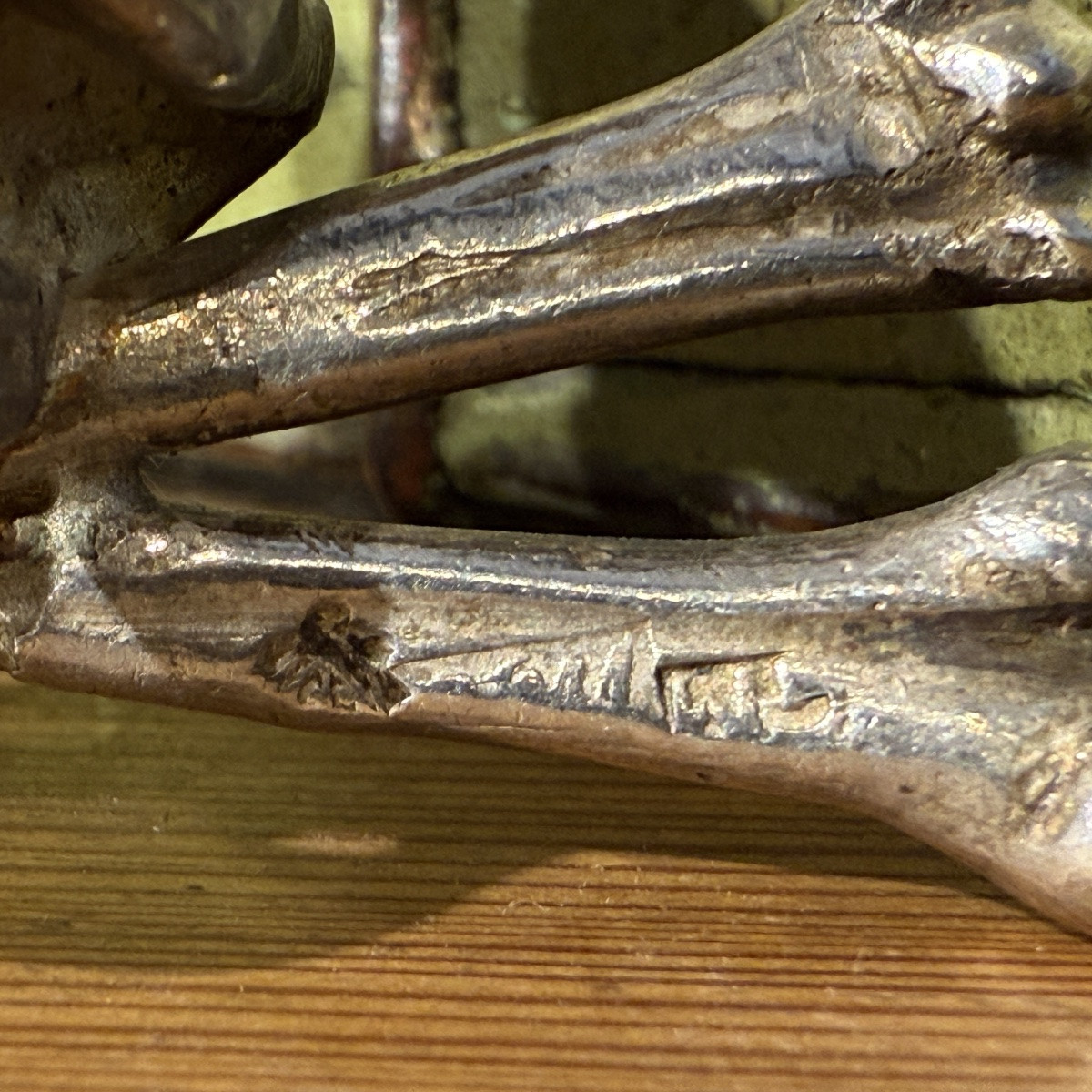 Silver Skull And Crossbones From The Base Of A Crucifix. Italian, 17th Century.-photo-6