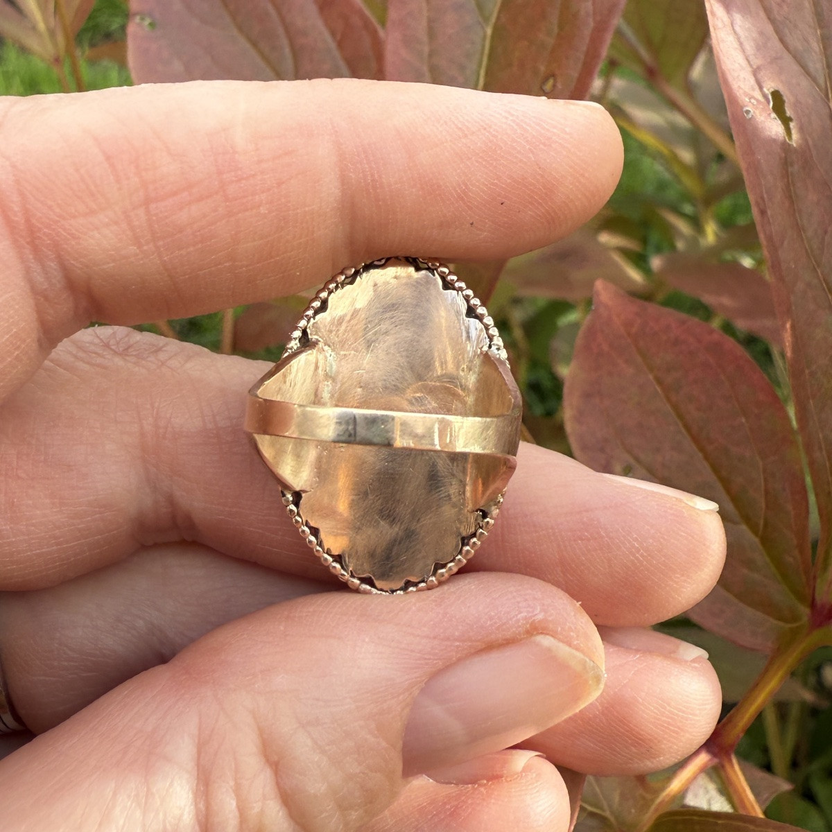 Aquamarine Cluster Ring In Silver And Gold. Portuguese, Late 18th Century.-photo-7