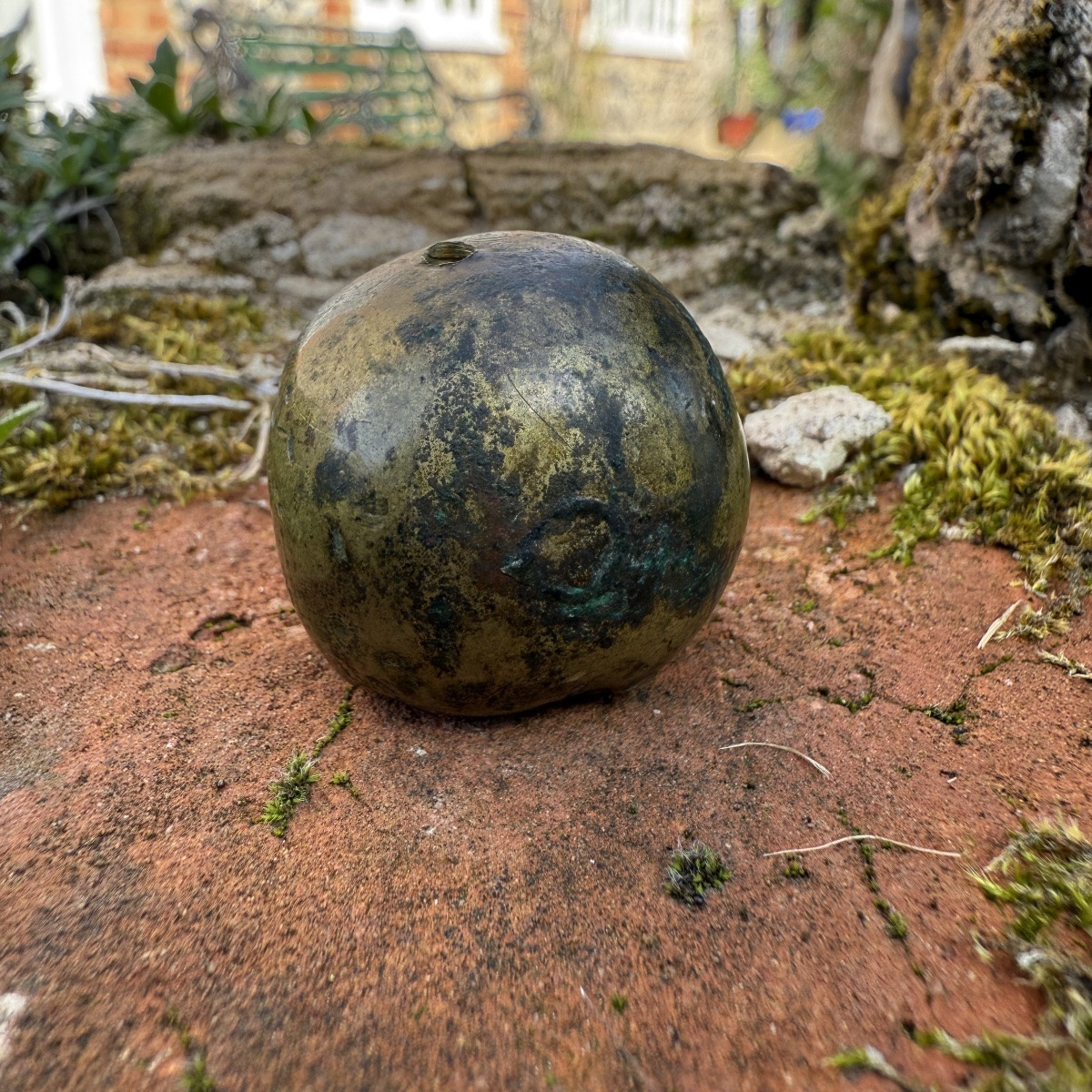 Bronze Skull Finial From The Base Of A Crucifix. French Or German, 17th Century.-photo-4