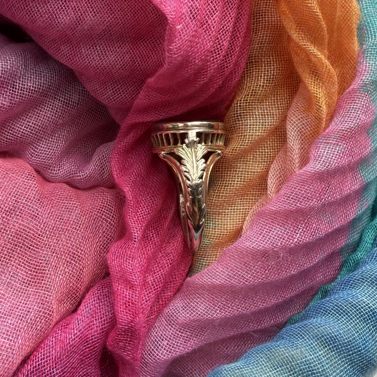 Intaille grecque hellénistique en améthyste représentant un jeune homme, bague en or du XIXe -photo-4