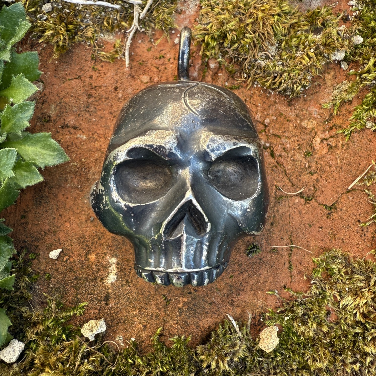 Silver Skull Pendant. Probably Italian, 18th–19th Century.-photo-3