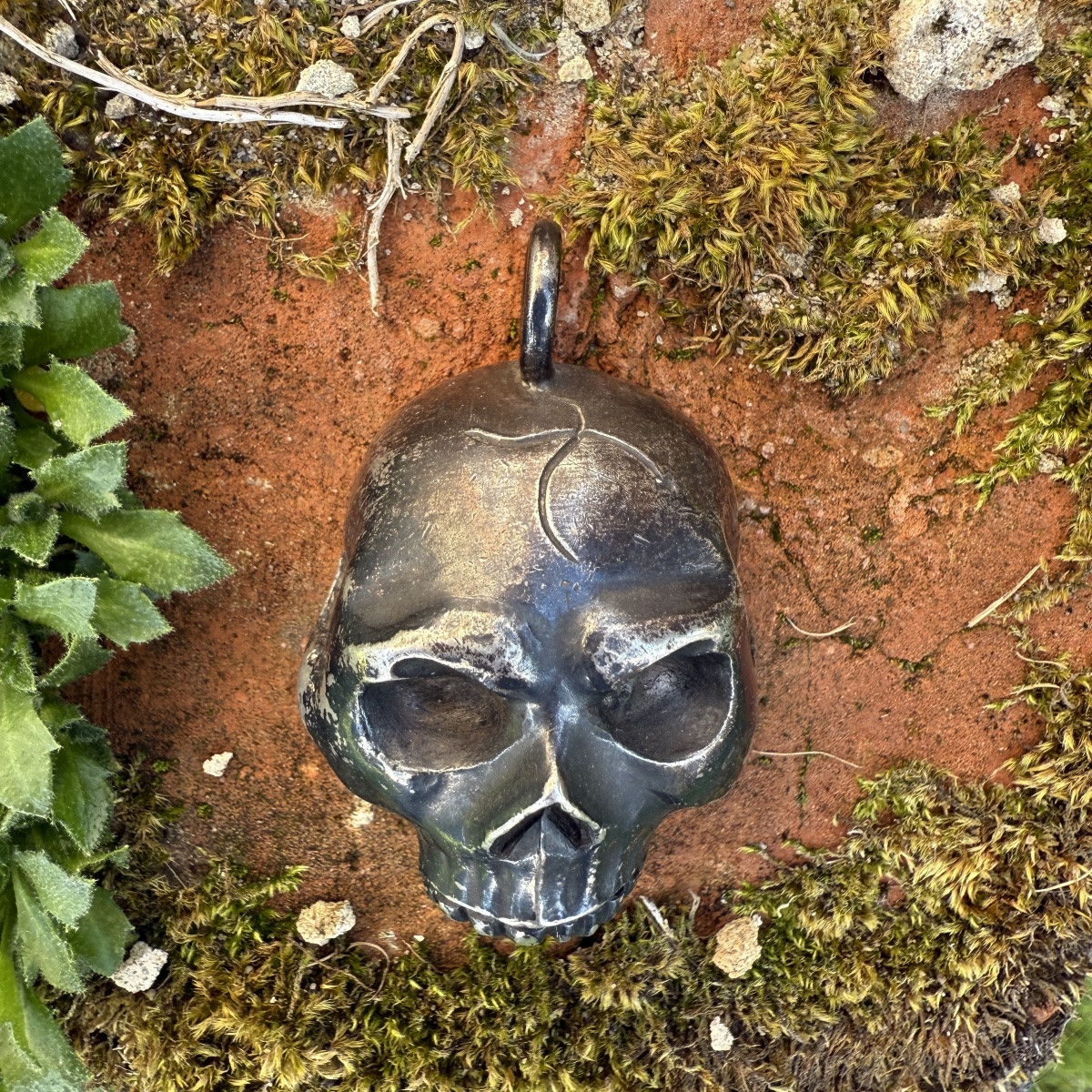 Silver Skull Pendant. Probably Italian, 18th–19th Century.-photo-8