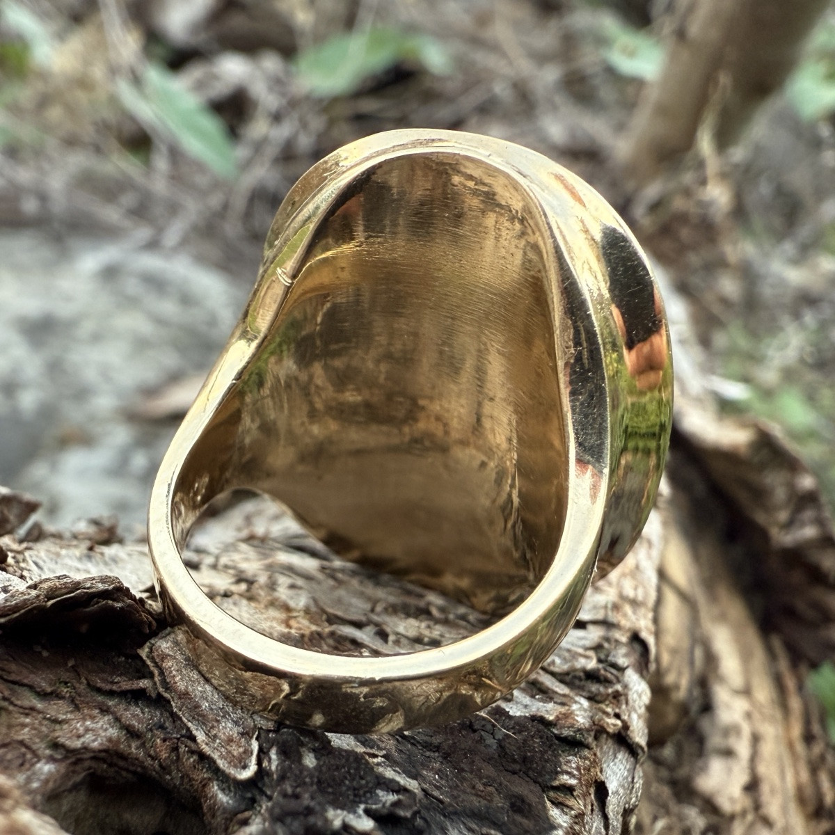 Renaissance Agate Cameo Ring Depicting A Julio-claudian Prince.-photo-1