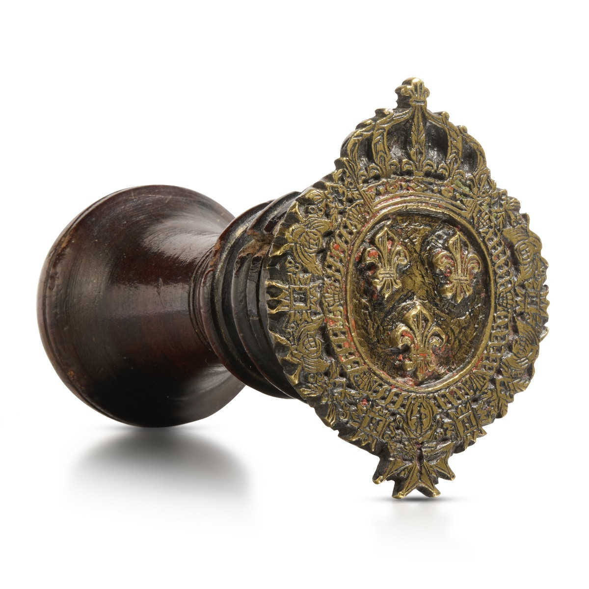 Poinçon de reliure aux armes du roi Charles X. France, Paris, vers 1824-1830.  