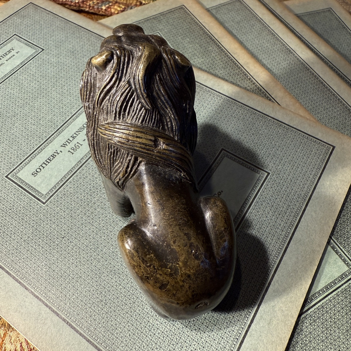 Renaissance Bronze Lion. Germany Or Italy, 16th Century.-photo-5