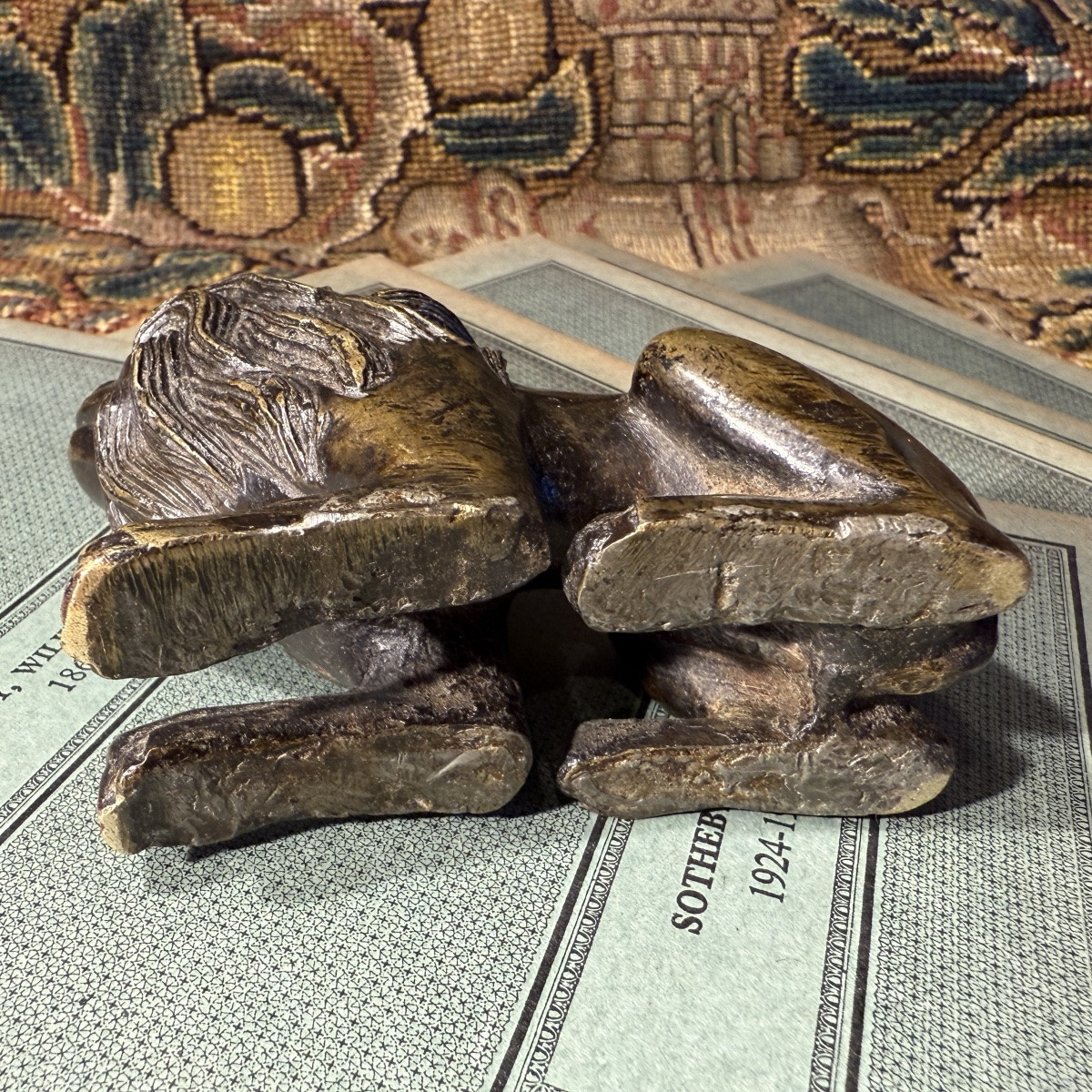 Renaissance Bronze Lion. Germany Or Italy, 16th Century.-photo-6