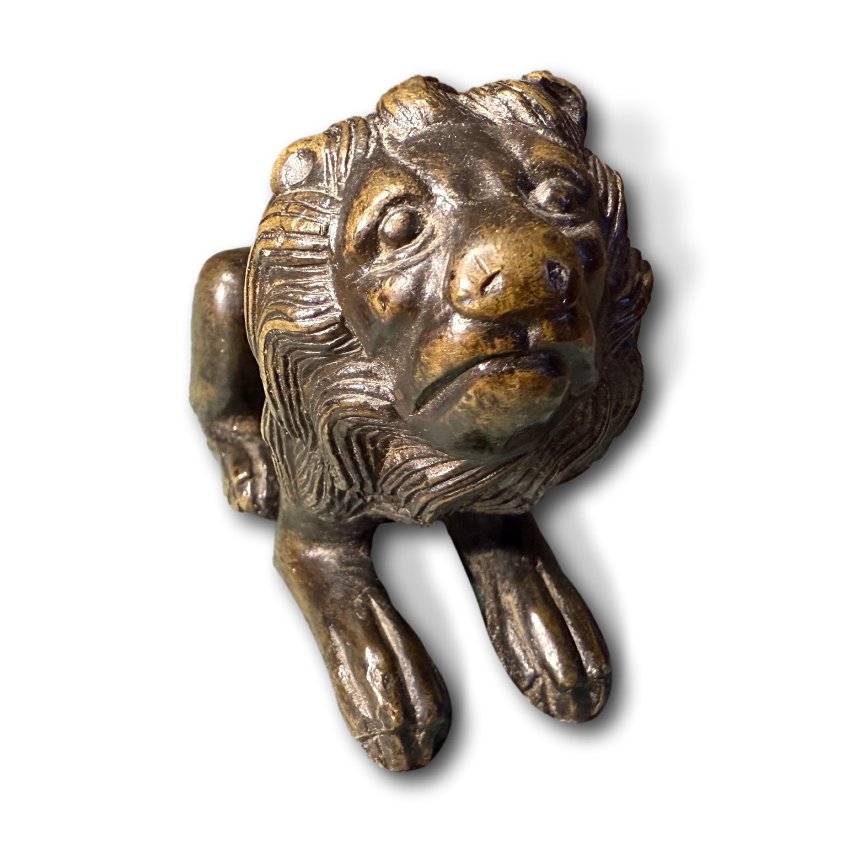 Renaissance Bronze Lion. Germany Or Italy, 16th Century.