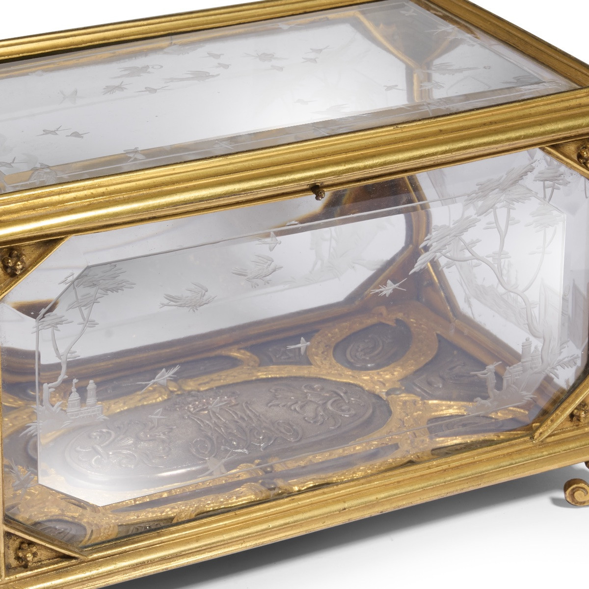 Coffret en cristal de roche attribué à Giovanni Battista Metellino (Milan, mort vers 1724). -photo-2
