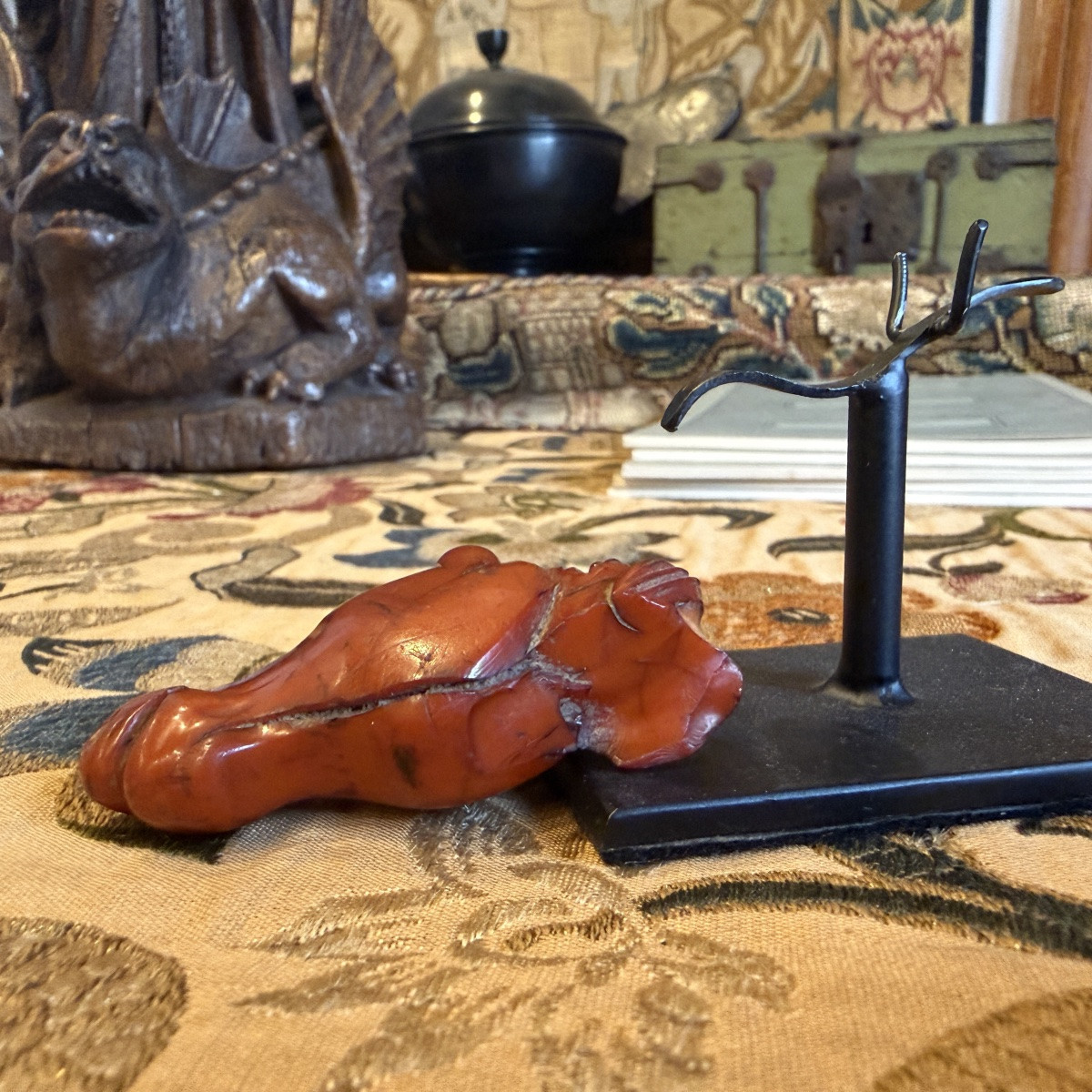 Fragmentary Amber Carving Of A Horse’s Head Possibly Denmark; Mesolithic Period-photo-4