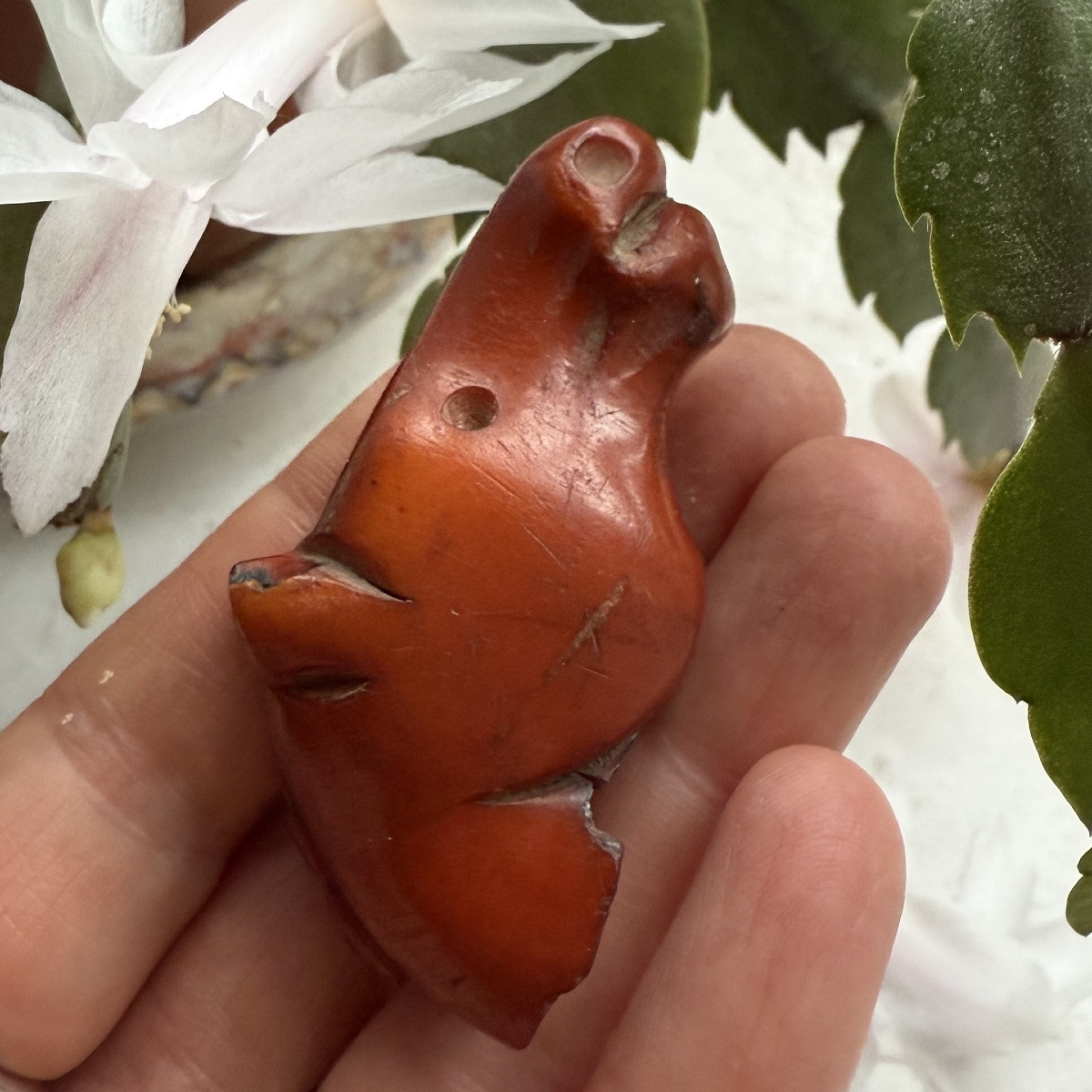 Fragmentary Amber Carving Of A Horse’s Head Possibly Denmark; Mesolithic Period-photo-6