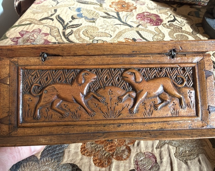 Small Minnekästchen. Southern Germany, Rhine Valley, 15th Century.-photo-2