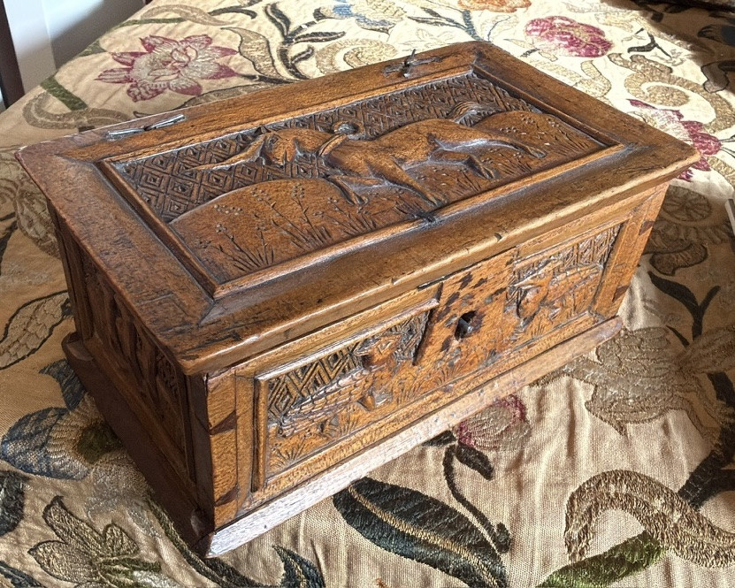 Small Minnekästchen. Southern Germany, Rhine Valley, 15th Century.-photo-7