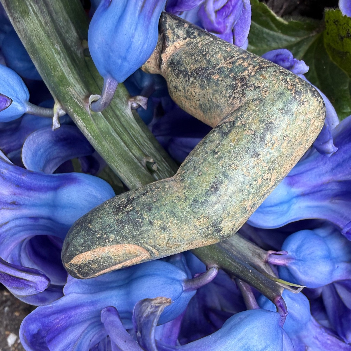 Ancient Bronze Bent Finger. Roman, 1st–4th Century A.d.  -photo-4