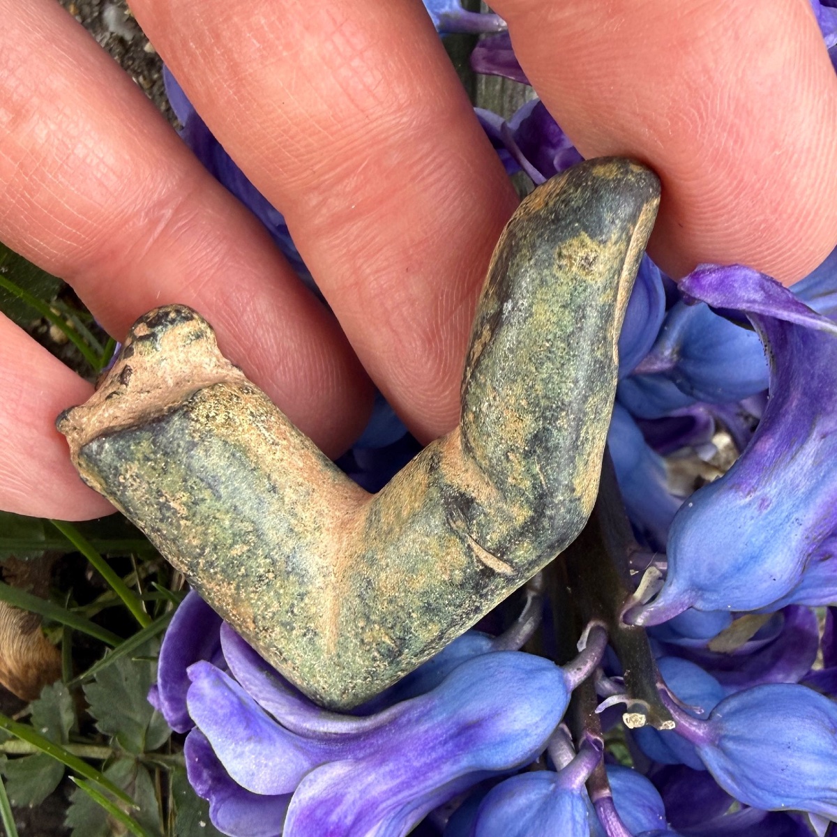 Ancient Bronze Bent Finger. Roman, 1st–4th Century A.d.  -photo-1