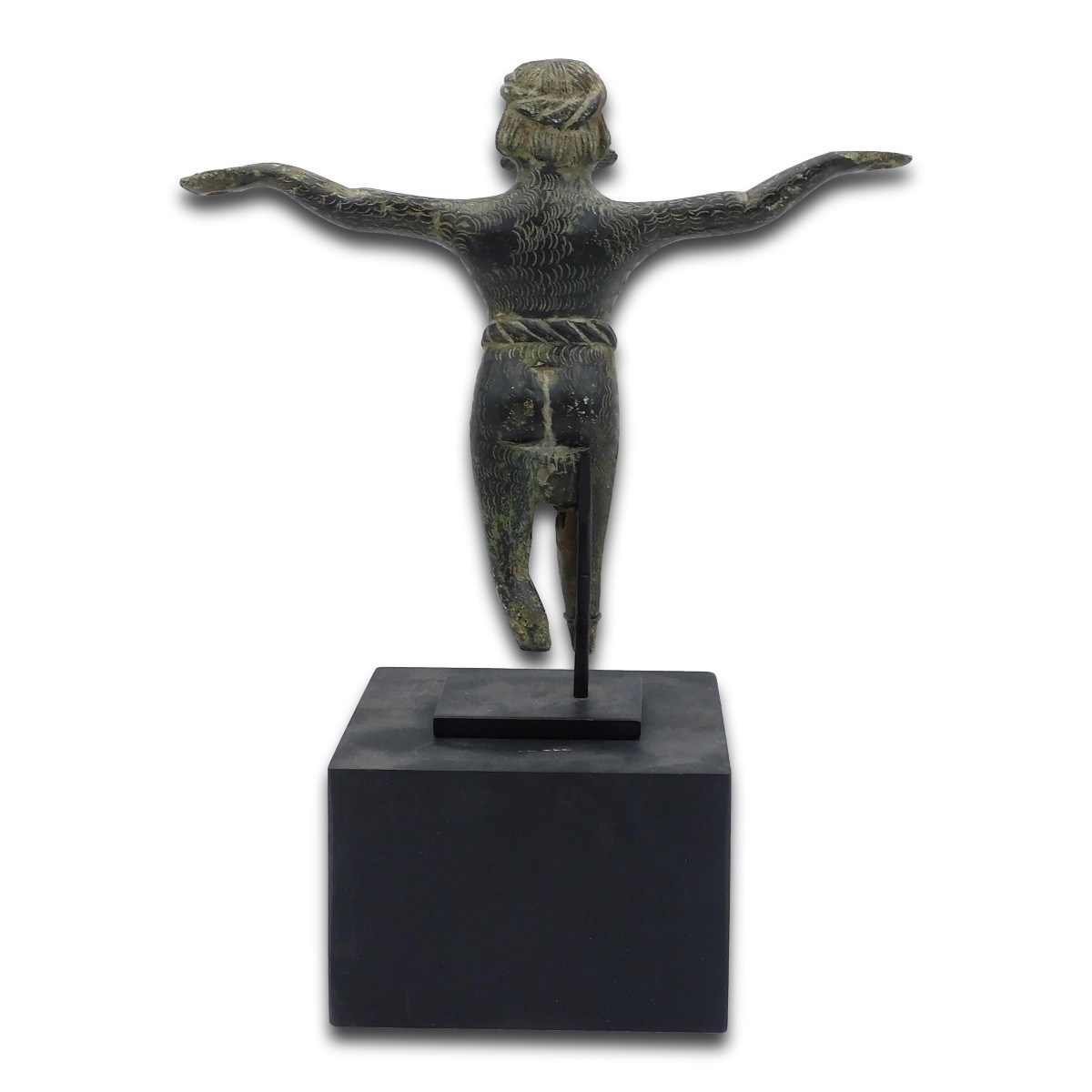 Statuette en bronze d'un homme sauvage. Allemagne, XVIe siècle.  -photo-2