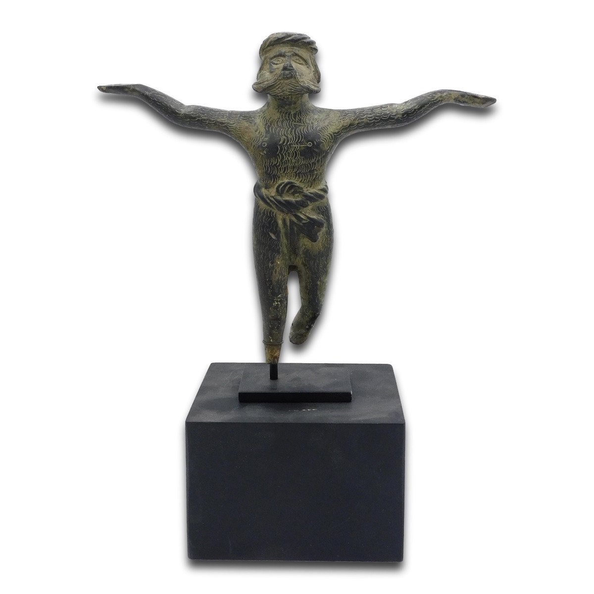 Statuette en bronze d'un homme sauvage. Allemagne, XVIe siècle.  -photo-4