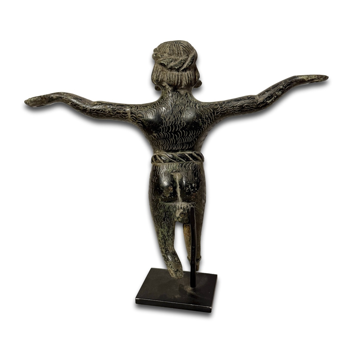 Statuette en bronze d'un homme sauvage. Allemagne, XVIe siècle.  -photo-4