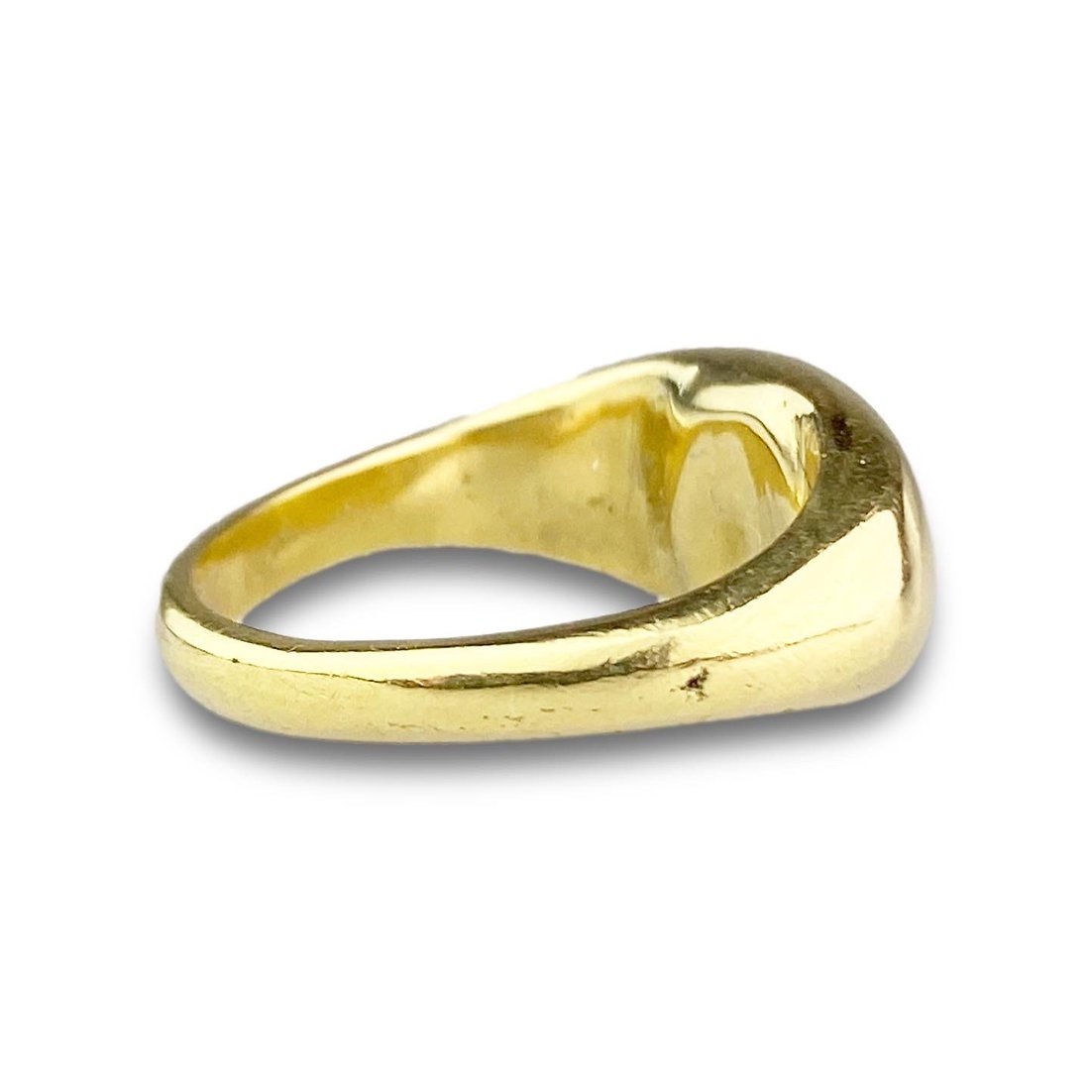 Bague En Cornaline Romaine Avec Intaille d'Une Vache Et d'Un Veau. 1er-2ème Siècle Après Jc. -photo-8