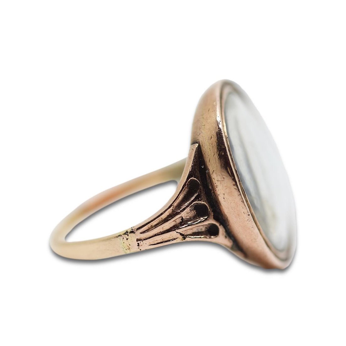 Bague En Or De Gustav III (1746-1792) Roi De Suède. Suédois, XVIIIe Siècle -photo-2