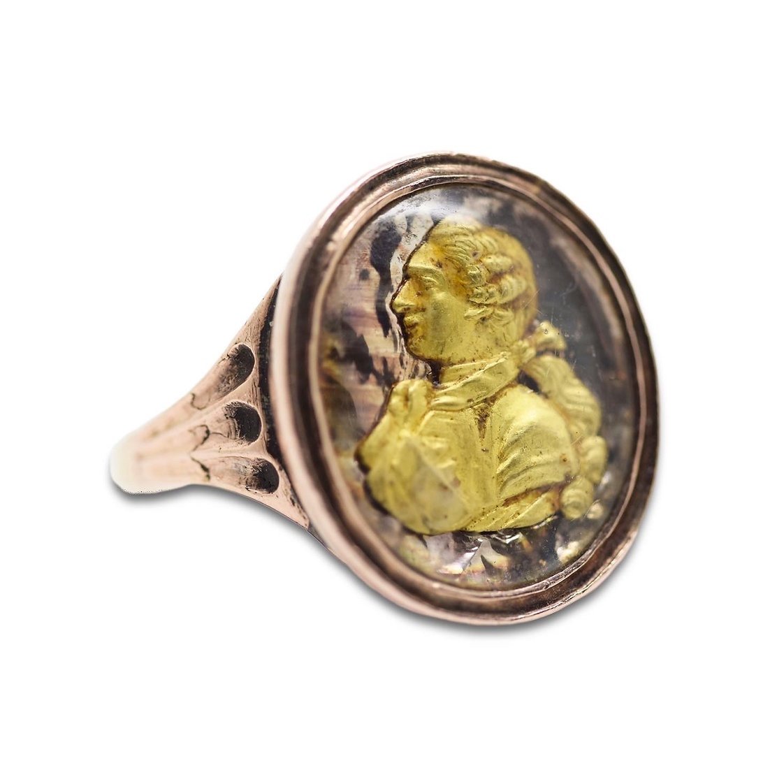 Bague En Or De Gustav III (1746-1792) Roi De Suède. Suédois, XVIIIe Siècle -photo-3