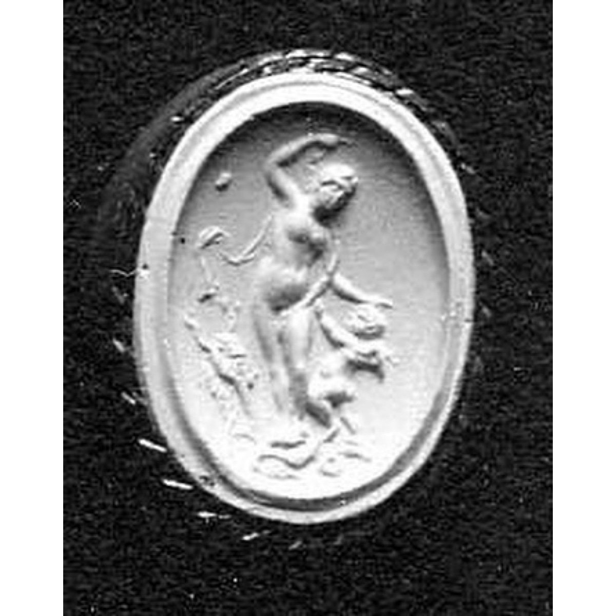 Intaille En Agate Avec Vénus Et Cupidon. Italien, XVIIe Siècle.  -photo-6