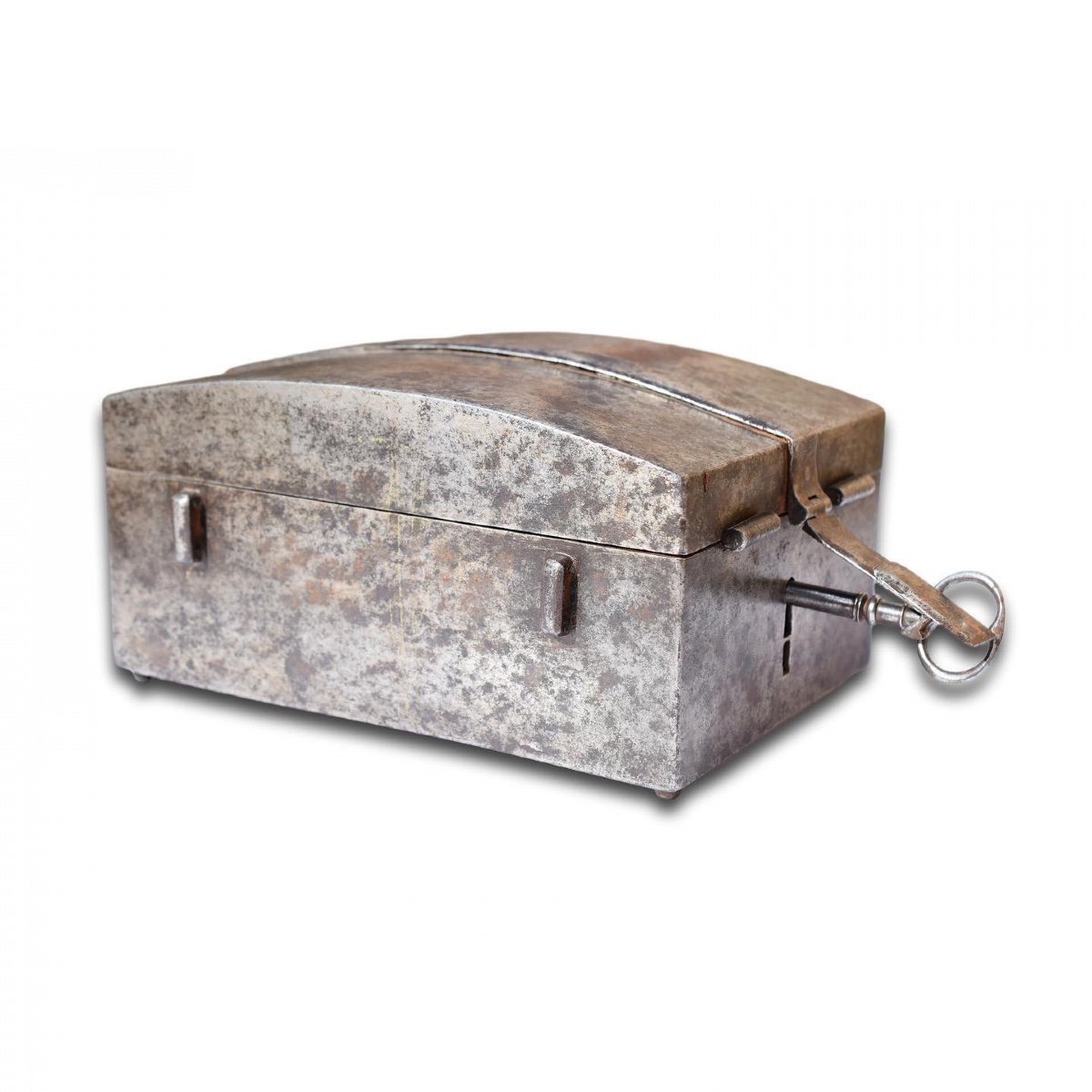 Box Of Wrought Iron Messengers. French, Early Seventeenth Century.-photo-2