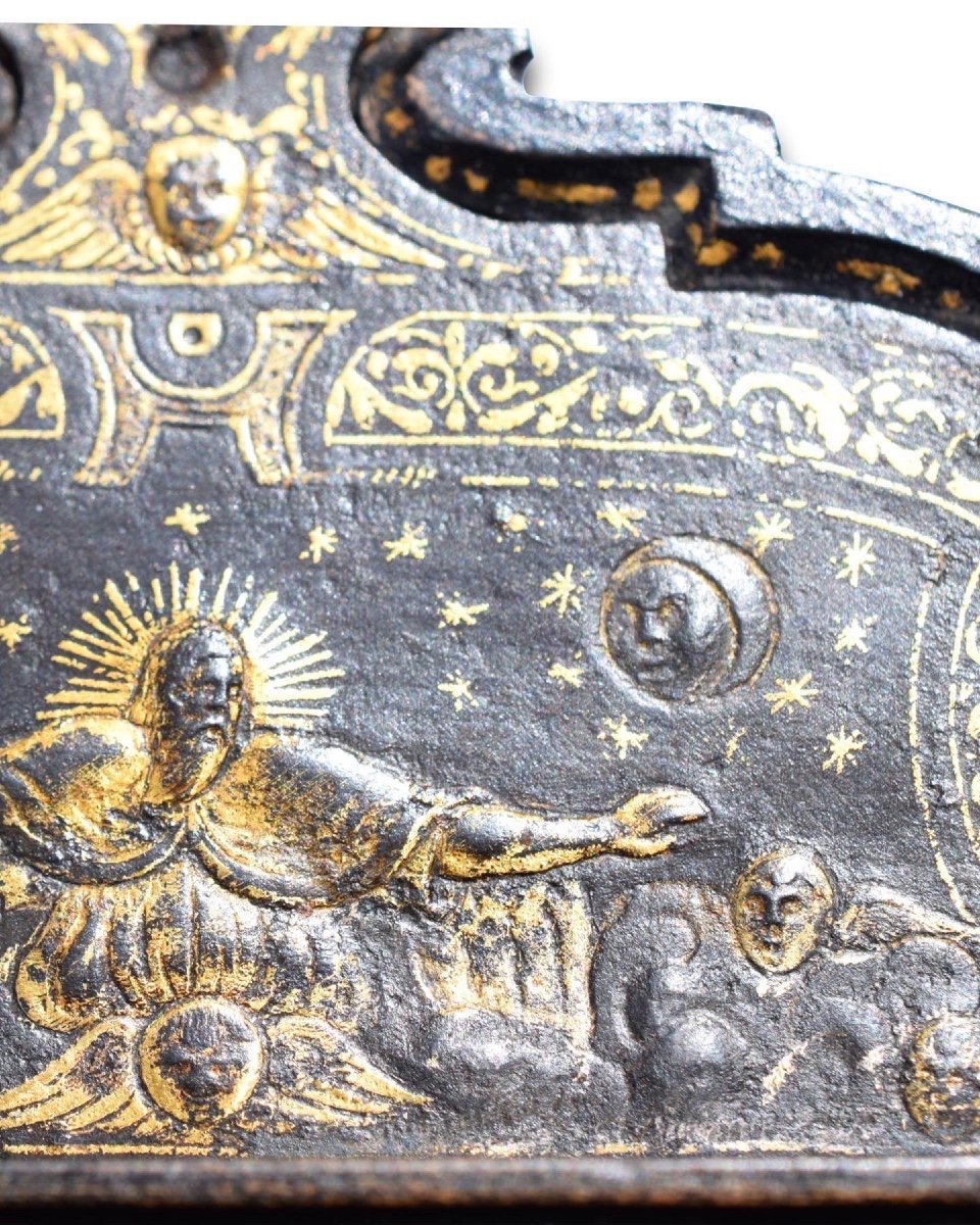 Plate In Damascus Steel. Attributed To Giovanni Battista Panzeri, Circa 1570.-photo-3