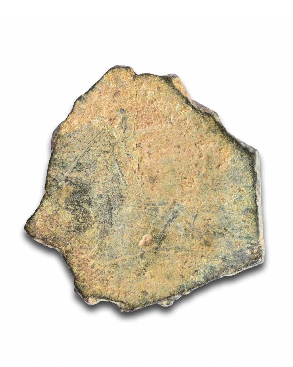 Deux Pièces Fragmentaires De Cuivres Monumentaux. Anglais, XVe Siècle.-photo-7