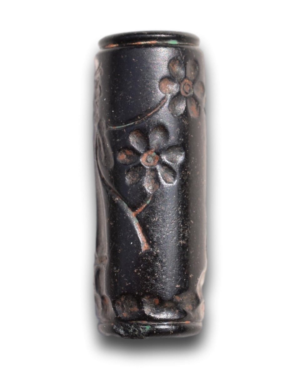 Mudstone Cylinder Seal. Late Uruk - Early Akkadian Period, Circa 3000 - 2300 Bc.-photo-3