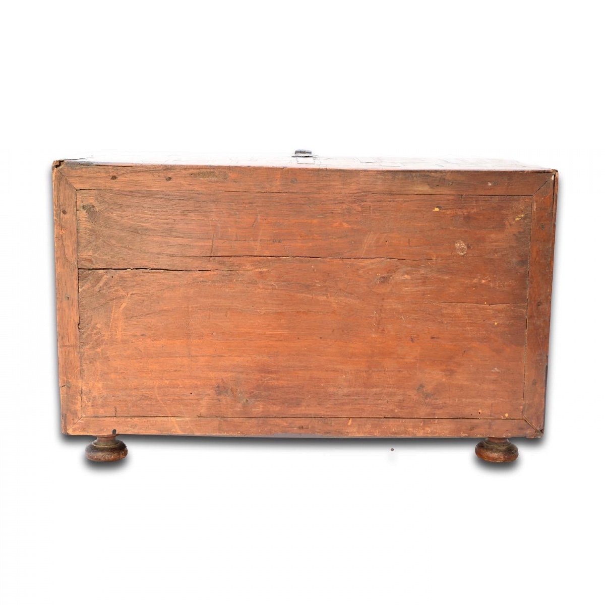 Marquetry Fall Front Table Cabinet. Spanish Colonial, Early 18th Century.-photo-4